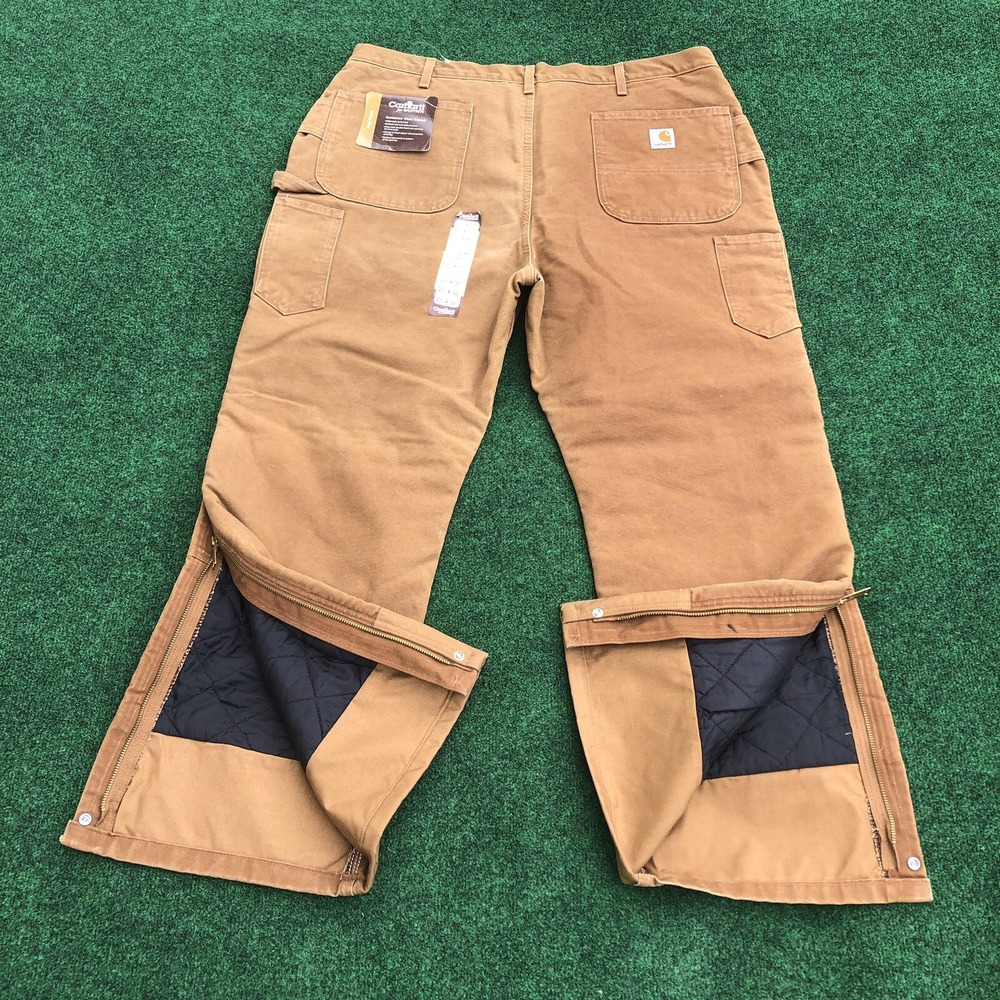 Carhartt Women’s Brown Duck Insulated Work Pants